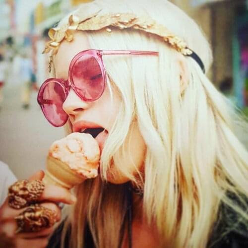 Women Sunglasses 2018 Luxury Cat Brand Design Eye Men Sunglasses Transparent Candy Color Vintage Oversize Sun Glasses Shade