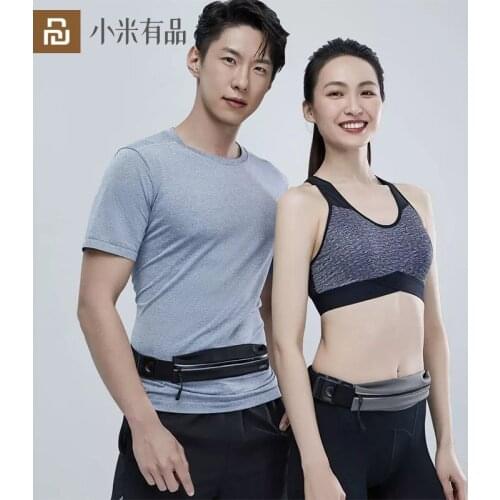 2021 Youpin Sports Waist Bag Reflective Strip Design Waterproof Sweat-proof Elastic Breathable TPU Coating Suitable for Unisex