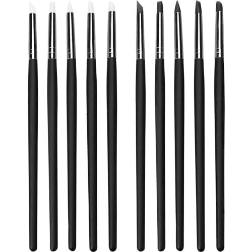 5pcs/set Polymer Clay Carving Pen Brush Pottery Clay Sculpture Modelling Shaper Ceramics Tool DIY Clay Crafts Carved Tool