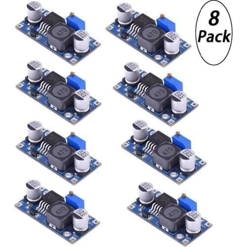 8PCS LM2596 DC-DC Adjustable Buck Converter 3.0-40V To 1.5-35V Power Supply Step Down Module