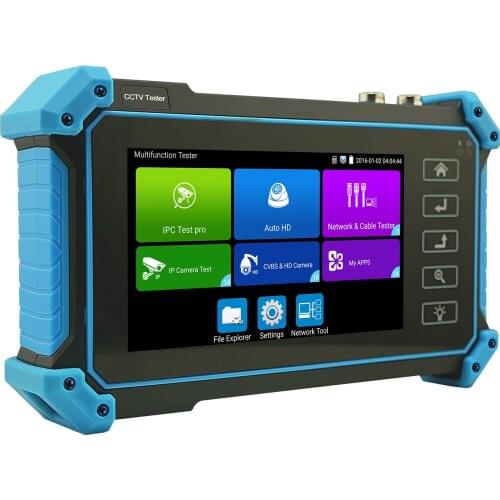 CCTV Tester Monitor 5inch CVBS Camera Testing AHD TVI CVI CVBS IP Camera Test HDMI VGA Input WIFI POE PTZ