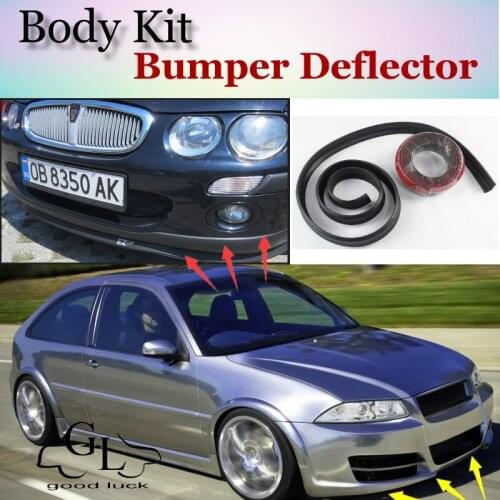 Bumper Lip Deflector Lips For Rover 200 Coupe Front Spoiler Skirt For TopGear Fans to Car Tuning / Body Kit / Strip