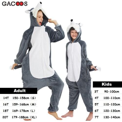 Kids Unicorn Pajamas Boys Warm Pyjamas Kugurumi Cartoon Animal Panda Stitch Licorne Onesies Sleepers Baby Girls Sleepwear Pijama