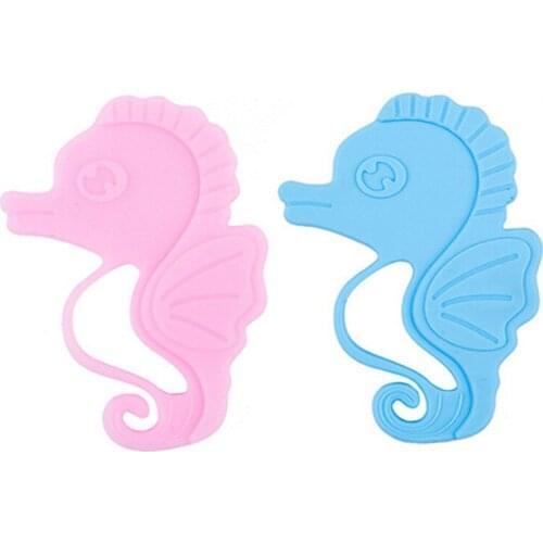 Seahorse Silicone Baby Teether Food Grade Soft Silicone Teethers Infant Toothbrush Teething Bites Toys For Baby