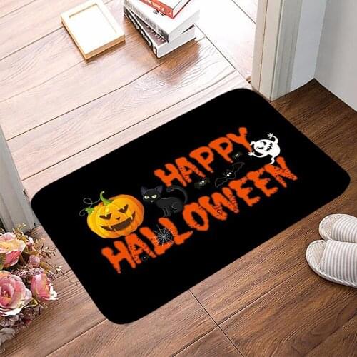 Halloween Doormat Carpet Floor Mat Halloween Door Mat Floor Door Mat Outdoor And Indoor Gnome Pumpkin Door Mat Home Textile