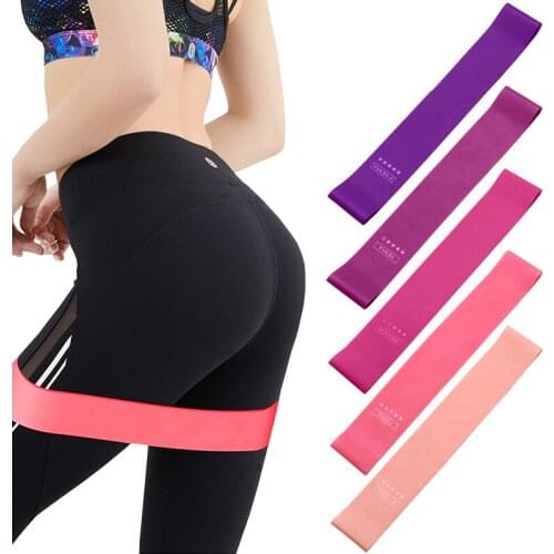 5Pcs Elastic Bands For Fitness Gum Resistance Bands Yoga Workout Sport Elastic Bands Rubber Training Exercise Equipments