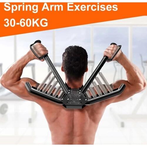 4 in 1 Arm Exerciser Pull Hand Gripper Chest Expander Exercise Adjustable Muscle Strength Training Fitness Arm Trainer machine