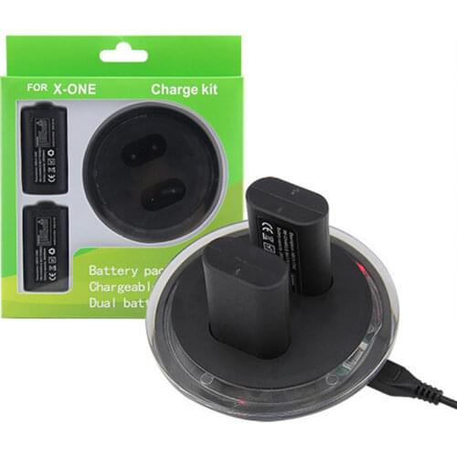 2pcs Charge Kit Lithium polymer Rechargeable Battery 3.7V 2800mah for Xbox One X S Play Pack & Charging Cable