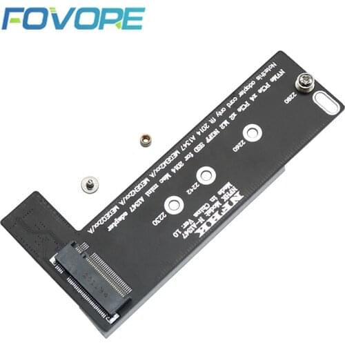 M2 NVME NGFF M Key SSD to For 2014 Mac mini A1347 Adapter M.2 PCIe x4 Converter Expansion Card Adaptor Add On Cards NEW