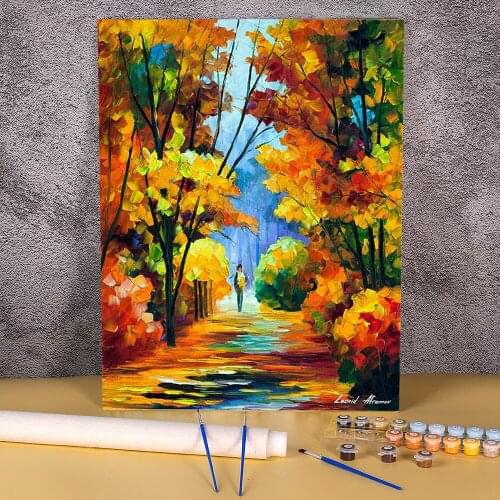 Oil Painting Style Painting By Numbers Kit Oil Paints 40*50 Picture By Numbers Photo Loft Wall Picture Children Drawing