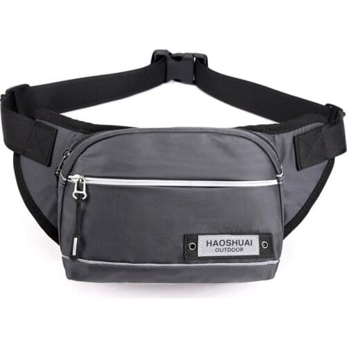 2021 New Men Nylon Waist Bags High Quality Oxford Chest Pack Male Causal Travel Waist Packs Phone Pocket Handy Belt Fanny Packs