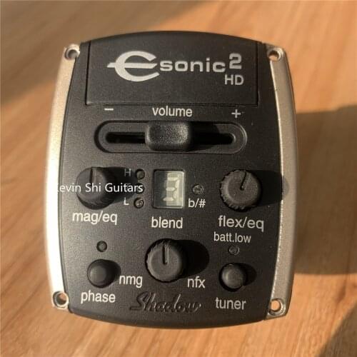 New Shadow E-sonic2 HD system preamp Nanoflex & nanomag Acoustic preamp shadow E-sonic2 acoustic pickup equalizer built-in Tuner