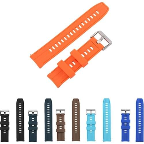 20/22mm Silicone Watch Bands Quick Release Spring Bars Waterproof Rubber Strap Replacement Watchbands for Men Women Watches