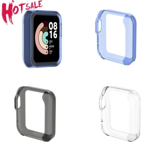 Ultra-Slim TPU Watch Case Skin Protective Cover For Xiaomi Mi Watch Lite Global Version For Redmi Watch Accessories