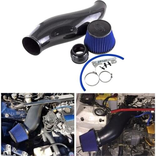 Car Styling Air Intake Pipe Kit with Air Filter fit For Honda Civic 92-00 EK EG Auto Accessories