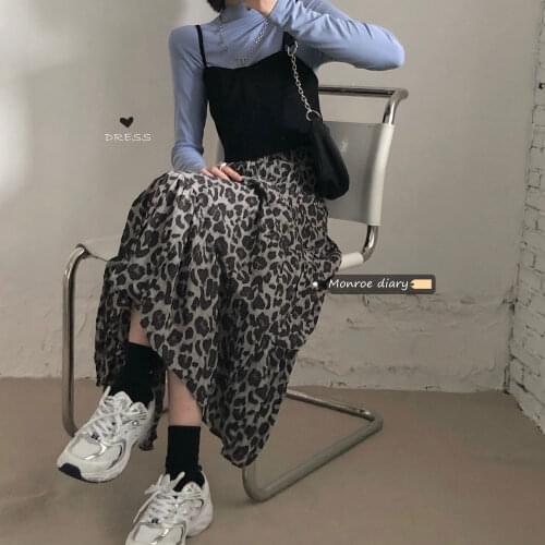 Woman clothes spring and autumn fashion retro half-length pleated long skirt