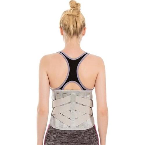 1PCS Back Lumbar Support Waist Pain Back Injury Supporting Brace For Fitness Weightlifting Belts Sports Safety Corrector