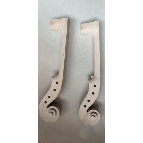 1 PC student Violin Neck 4/4 Violin head unfinished Violin parts