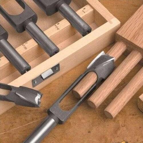 2Pcs 8mm/10mm Tenon Maker Tenon Dowel & Plug Cutter Tapered Snug Plug Cutters for Furniture Making Carpentry and Home