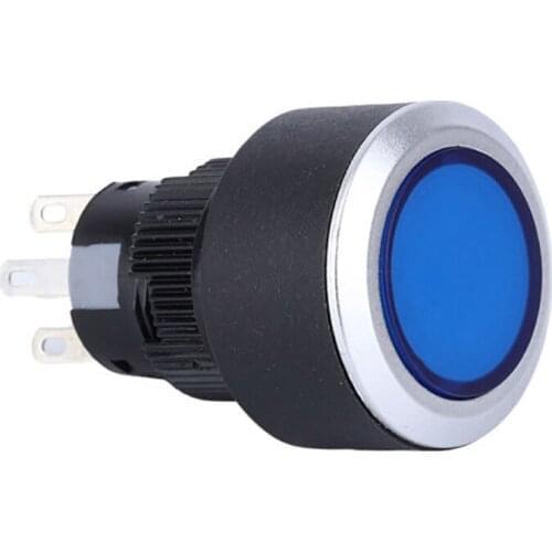 22mm Momentary/Latching Colorful Button 1NO1NC 3Pins Plastic Push Button Switch Switch