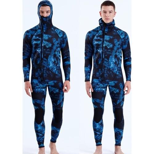 3MM Camo Neoprene Surfing Swimming Triathlon Diving Suit For Cold Water Scuba Snorkeling Spearfishing Submersible Warm WetSuits
