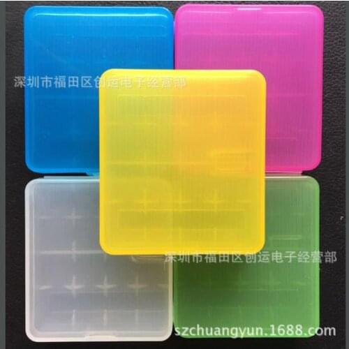 500pcs/lot Waterproof Plastic Battery Case For 4x18650/8x18350 Battery Storage Box Holder Anti-slip Outdoor Organizer Wholesale