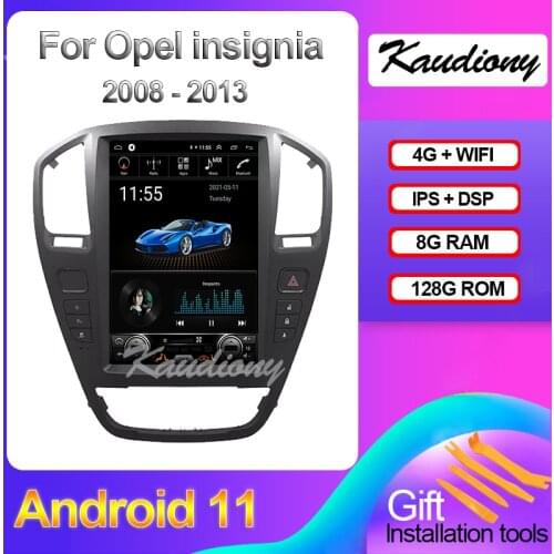 Kaudiony 12.8" Android 10.0 For Opel insignia Auto Radio Automotivo GPS Navigation Car DVD Multimedia Player Audio 4G 2008-2013