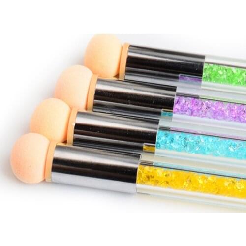 Nail Art Sponge Gel Painting Kit Set All For Manicure Drawing Brushes Shadow Nail Brush Gel Polish Accesories Salon Glitter