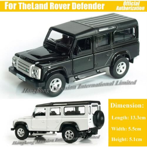 1:36 Scale Licensed Diecast Alloy Metal Luxury SUV Collection Car Model For TheLand Rover Defender Pull Back Toys Vehicle