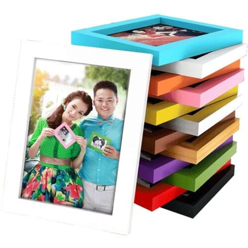 Multicolor Wooden Picture Frame dDecoration Picturebirthday Gift Decoration Wall Frame Can be Customized to a Birthday Presen
