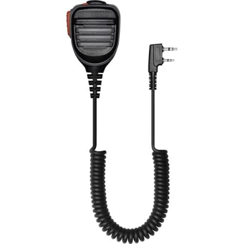 Fashion big PTT microphone speaker K plugs 2pins for Kenwood Baofeng UV5R UV82 888S 777S 666S TYT Wouxun etc walkie talkie