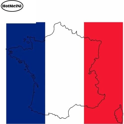 HotMeiNi 13cm For Flag Motorcycle Fine Decal Personality Car Stickers Windows Windshield Sunscreen Decoration For JDM SUV RV