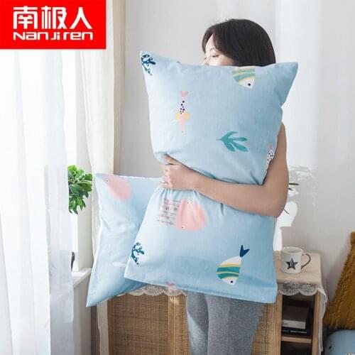 Pure Cotton All Cotton Pillowcase One-Pair Package Summer Pillowcase Student Pillow Case