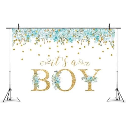 Nitree Bokeh Party Banners Blue Pink Stars Dots Halo Happy Birthday Photozone Decor Girls Boys Activities Wall Backdrop Supply