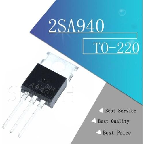 10pcs 2SA940 TO-220 A940 TO220 1.5A 150V transistor original