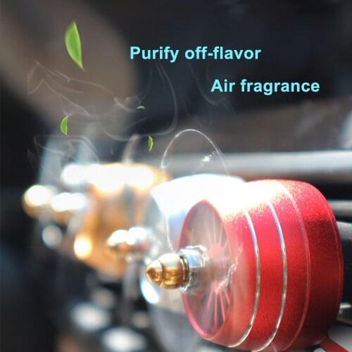 New Air Freshener Car Smell LED Mini Conditioning Vent Outlet Perfume Clip Aromatherapy Car-styling Interior In Auto Accessories
