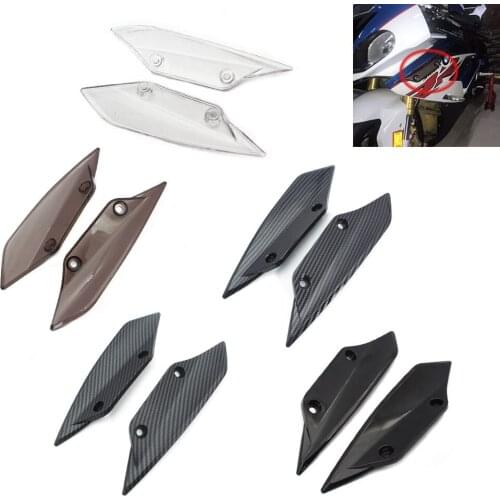 Motorcycle 2x Front Spoiler Winglets Fairing For BMW S1000RR 2015 2016 20172018 ABS Plastic New