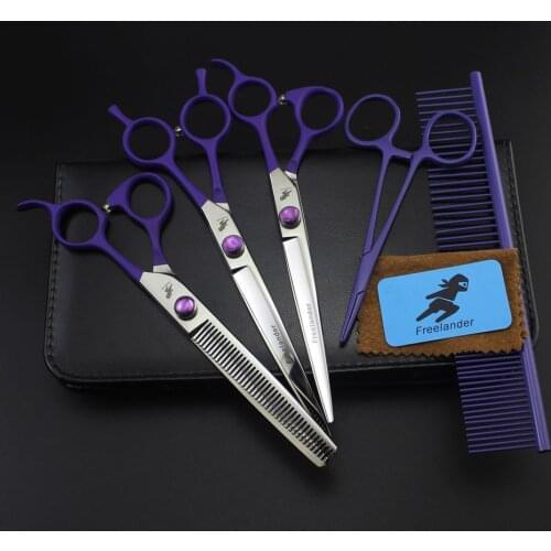Freelander Professional Pet Grooming Scissors Set 7 Inch,Scissors For Dog Grooming,Dog Grooming Shears,Pet Makas Scharen
