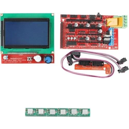 RAMPS 1.4 with stepper drivers and display for HyperCube Evolution