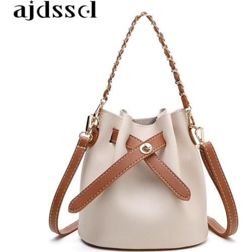 Luxury handbags women bags designer Drawstring bucket bag female 2019 new fashion Messenger bag