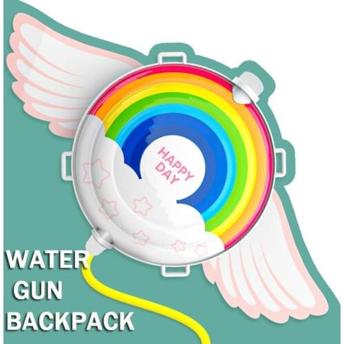 Water Guns Backpack Outdoor Board Sports Games Garden Child beach Toy Summer Shoot Large-capacity Pull-out Swimming Birthday gir