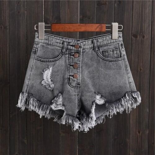 Sexy Jeans Shorts Women Summer Booty Shorts Mini Denim Short Feminino Casual Jean Black Shorts Vintage Plus Size S-6xl