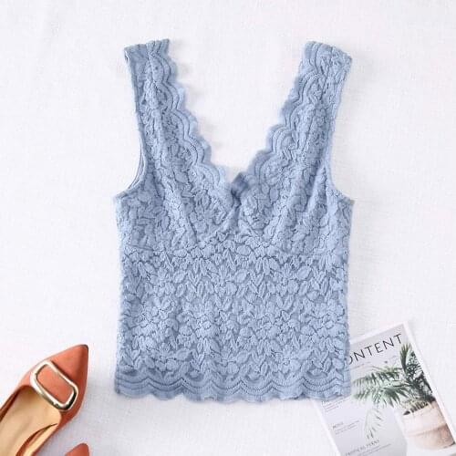 Sexy Strap Cotton Sleeveless Crop Length Tank Tops DLDD078