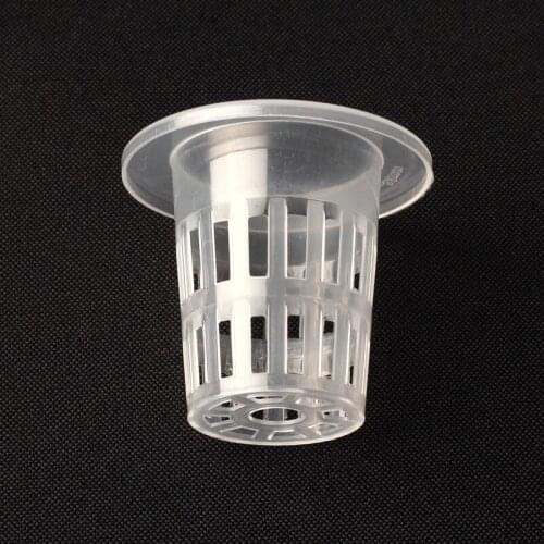 16pcs Diameter 50mm Net Cups Hydroponics Mesh Pot Hydroponic Aeroponic Plant Grow Clone Basket