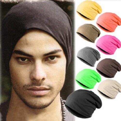 2021 Spring And Autumn Beanies Hats Mens Winter Solid Color Hedging Cap Outdoor Sports Thin Windproof Soft Fashion Beanie Hat