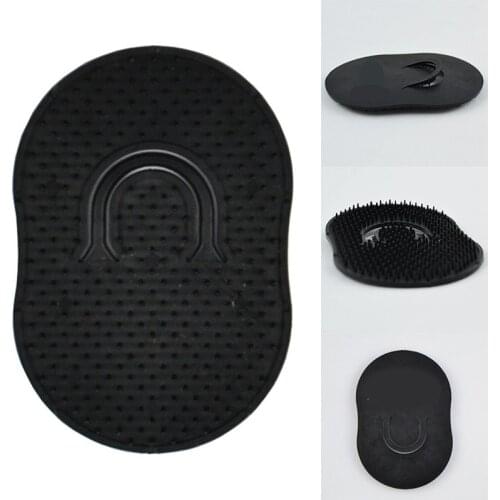 Black Plastic Fingers Black Small Round Comb Pro Salon Barber Hairdressing Shampoo Brush Reduce Hair Loss Hair Care Tool