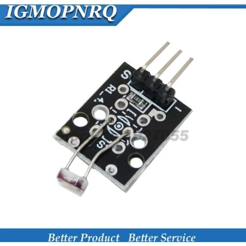 10pcs KY-018 DIY kit with 3-pin photosensitive sensor photoresistor light detection module KY018
