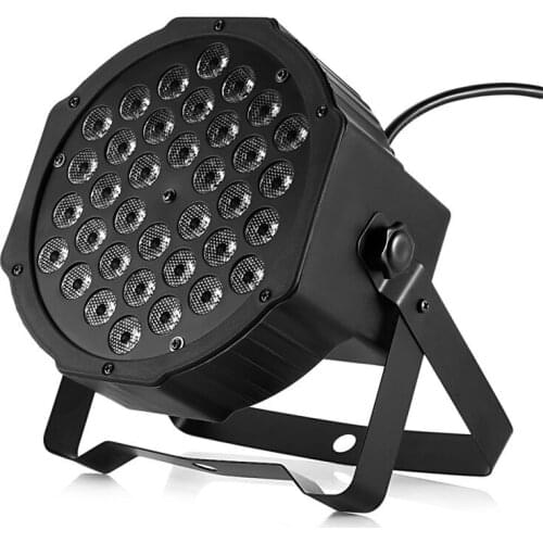 36w Rgb Led Flat Par Light Stage Lamp 7 Channel Rgb Par Light Dmx512 Led Flat Dj Disco Light Ktv Music Light Us/eu Plug