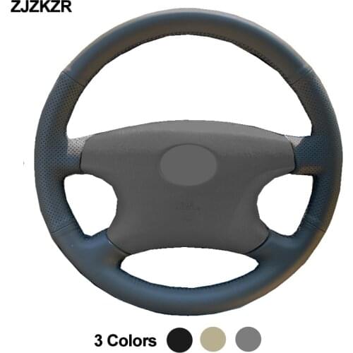 Car Auto Steering-Wheel Cover Wrap Artificial Leather For Toyota Camry 2002 - 2004 Avalon 2002 - 2004 Highlander 2001 - 2003