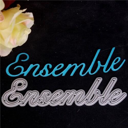 French word Metal Cutting Dies for Diy Scrapbooking Die Cut New Cuts for Paper Card Making Craft Embossing I love you